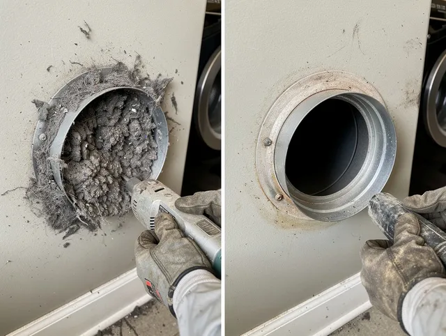 Professional clogged vent cleaning by Laguna Hills Dryer Vent Cleaning in Laguna Hills