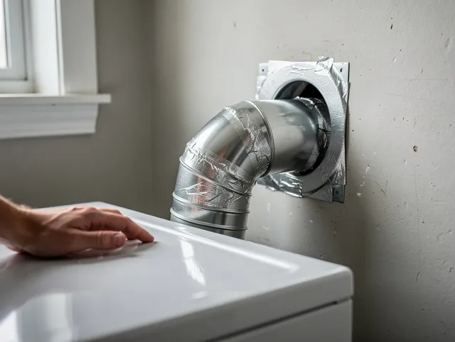 Laguna Hills Dryer Vent Cleaning expert performing professional dryer vent repair and installation in Laguna Hills