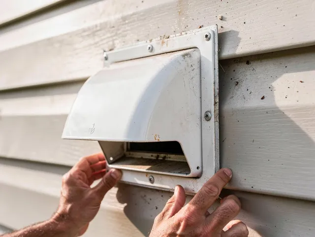 Laguna Hills Dryer Vent Cleaning technician delivering thorough residential dryer vent cleaning service in Laguna Hills